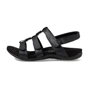 Vionic Women’s Amber Strappy Black Sandals – Arch Support
